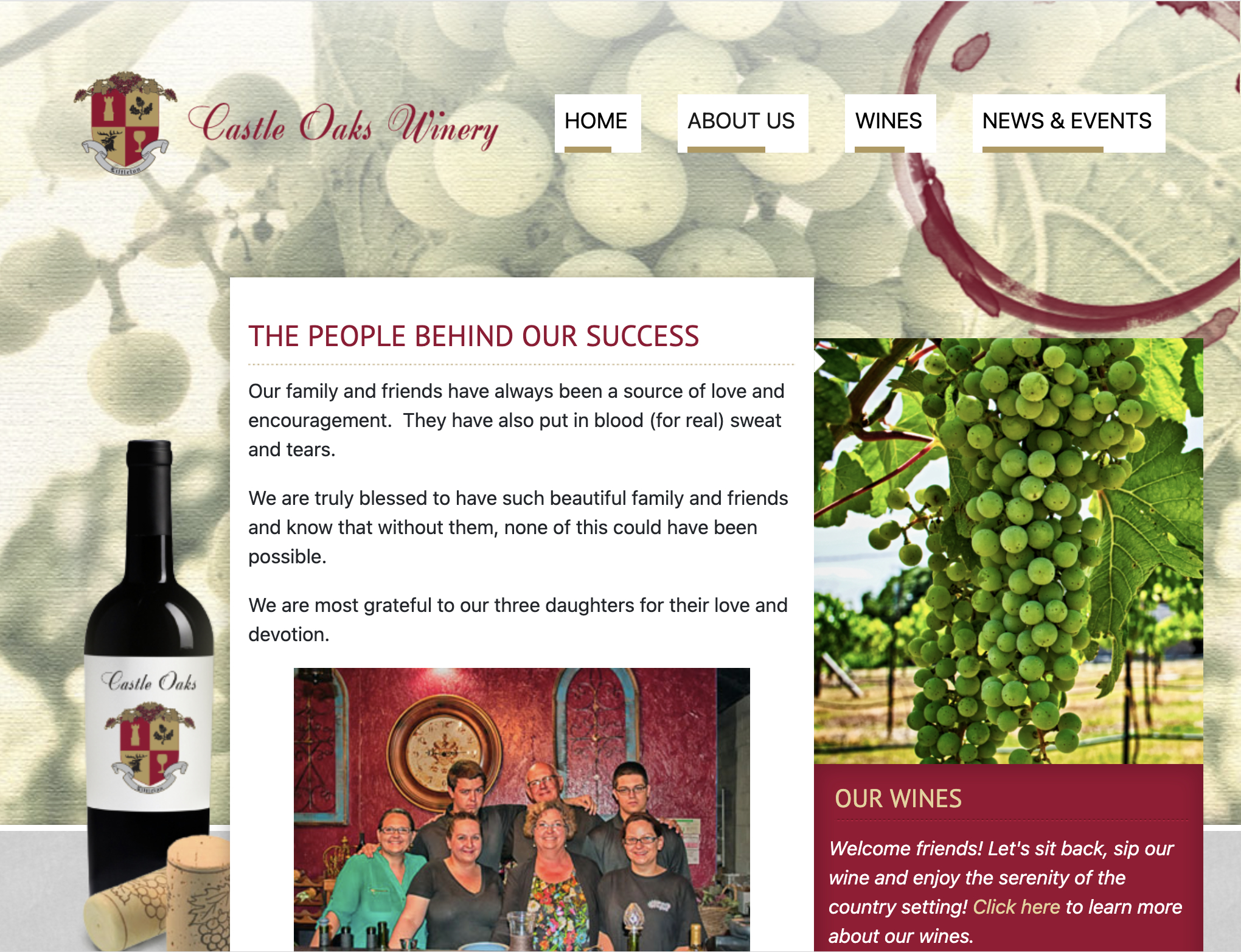 Castle Oaks Winery screenshot