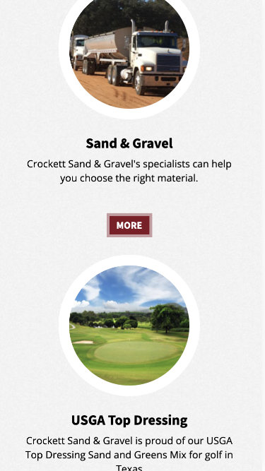 Crockett Sand & Gravel mobile